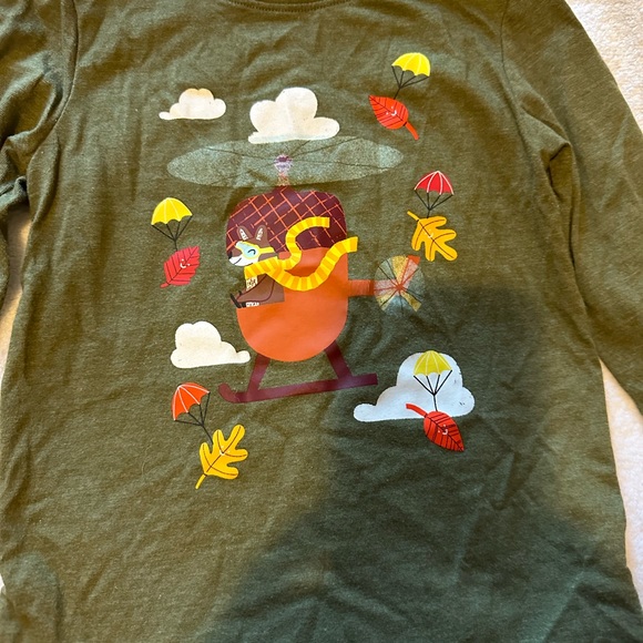 Cat & Jack fall shirt 3T helicopter pattern - Picture 3 of 4